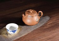《清韻》宜興紫砂茶壺紫砂泡茶壺降坡泥手工工藝美術(shù)師泡茶壺套裝精品