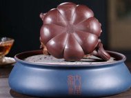 《南瓜》正宗宜興原礦紫泥紫砂壺名家純全手工家用送禮茶壺茶