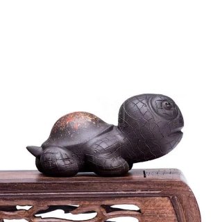 《烏龜》宜興紫砂壺紫泥全手工茶壺  《烏龜》宜興紫砂壺紫泥全手工茶壺