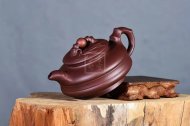 《時(shí)來(lái)運(yùn)轉(zhuǎn)》宜興純實(shí)力派名家全手工紫泥紫砂壺茶具