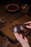 《石石如意》紫砂壺全手工茶壺老師紫泥壺