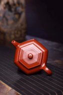 《大彬六方》紫砂壺宜興工藝美術(shù)師手工純泡茶壺茶具大紅袍大彬六方