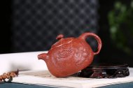 《魚化龍供春》宜興紫砂壺高級工藝美術師手工茶壺茶具大紅袍供春