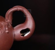 《福祿一生》宜興紫砂壺手工工藝美術師紫泥壺茶壺創新壺茶具