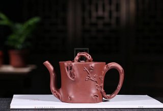 《明式梅樁》紫砂壺宜興高級工藝美術師手工底槽青梅樁泡茶壺茶壺  《明式梅樁》紫砂壺宜興高級工藝美術師手工底槽青梅樁泡茶壺茶壺