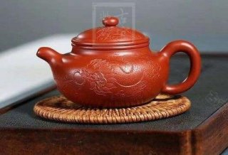 《盤龍仿古》宜興紫砂壺實力派名家手工珍稀大紅袍泡茶壺禮品仿古  《盤龍仿古》宜興紫砂壺實力派名家手工珍稀大紅袍泡茶壺禮品仿古