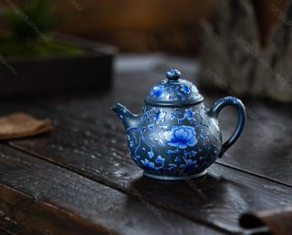 全手工點彩潘壺  全手工點彩潘壺