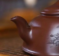 《品方》宜興紫砂壺工藝美術師純手工紫朱泥泡茶壺茶壺茶具