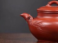 《容竹》宜興紫砂壺茶壺柯俊芬工藝美術(shù)師手工大紅袍