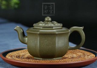 《如意八方》宜興紫砂壺高級工藝美術師純手工民國綠中壺茶具泡茶壺八方  《如意八方》宜興紫砂壺高級工藝美術師純手工民國綠中壺茶具泡茶壺八方