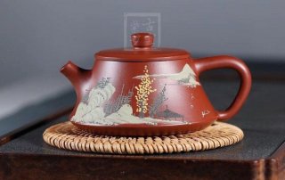 《大口井欄》宜興紫砂茶壺紫砂泡茶壺珍稀大紅袍手工實力派名家泡茶壺  《大口井欄》宜興紫砂茶壺紫砂泡茶壺珍稀大紅袍手工實力派名家泡茶壺