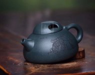 《牛氣沖天》宜興紫砂壺工藝美術師老師手工天青泥