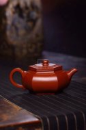 《大彬六方》紫砂壺宜興工藝美術(shù)師手工純泡茶壺茶具大紅袍大彬六方