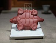 《金龜出?！芬伺d紫砂壺高級工藝美術師純手工底槽青創新壺茶壺紫砂茶具