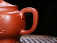 《方圓靜思》宜興紫砂壺工藝美術(shù)師手工金降破泡茶壺茶具