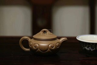 《仿古如意》宜興紫砂壺助理工藝美術師手工頂級蟹殼青茶壺泡茶具仿古如意  《仿古如意》宜興紫砂壺助理工藝美術師手工頂級蟹殼青茶壺泡茶具仿古如意