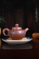 《潤珠》宜興紫砂壺助理工藝美術(shù)師手工底槽青泡茶壺具圓珠