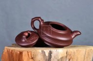 《時(shí)來(lái)運(yùn)轉(zhuǎn)》宜興純實(shí)力派名家全手工紫泥紫砂壺茶具