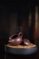 《玉如意》宜興紫砂茶壺工藝美術師底槽青如意
