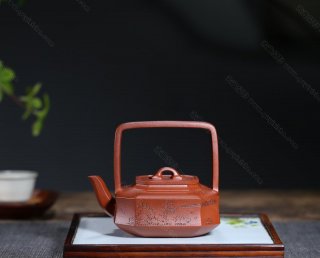 八方提梁壺  八方提梁壺