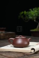 《石瓢》紫砂壺宜興工藝美術員純手工八十年代紫泥石瓢泡茶壺