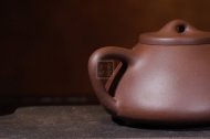 《石瓢》宜興工藝美術師手工紫砂壺紫泥料茶壺石瓢茶具