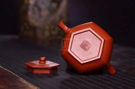 《大彬六方》紫砂壺宜興工藝美術(shù)師手工純泡茶壺茶具大紅袍大彬六方