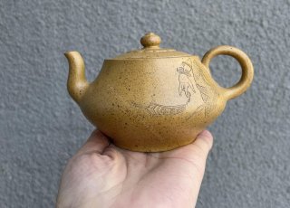 柴燒如意菱花  柴燒如意菱花